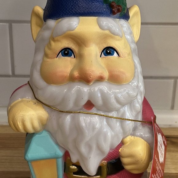 Holiday Time Holiday Gnome Tabletop Blow Mold 1 Inch Battery